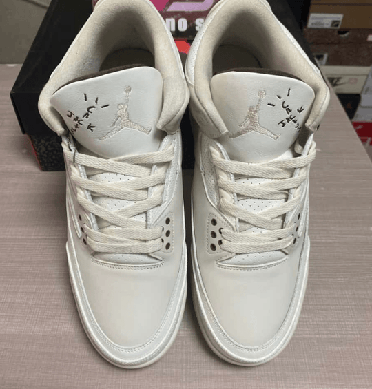 Air Jordan 3 x Travis Scott "Cactus Jack" 136064 - 668 – Olive - Dune Goons