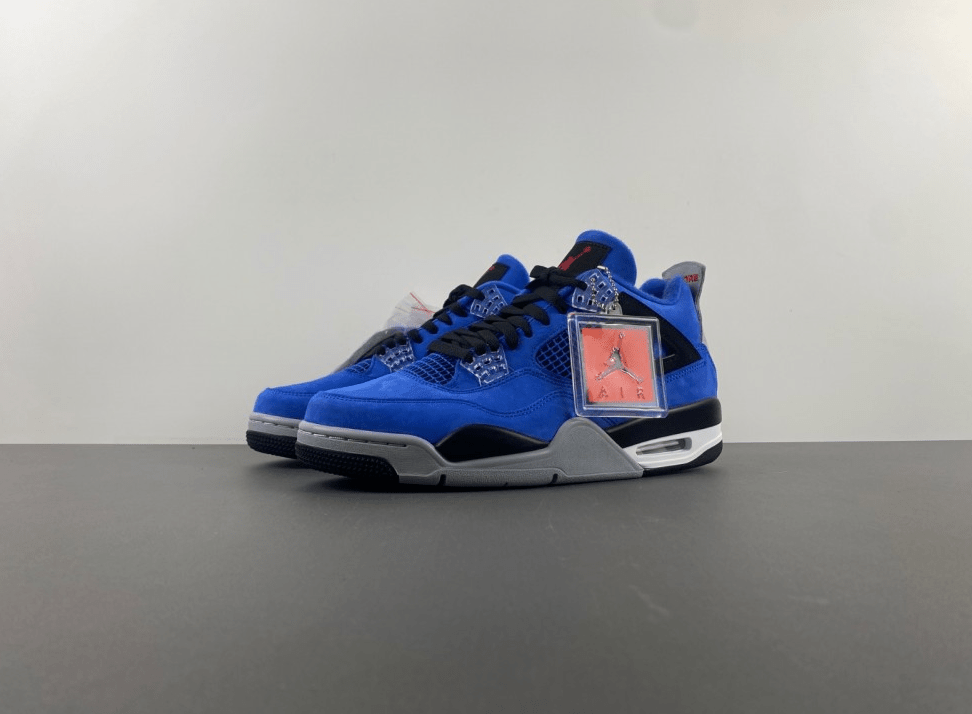 Air Jordan 4 Retro "Eminem" - Royal Blue Suede / Black / Grey - Dune Goons