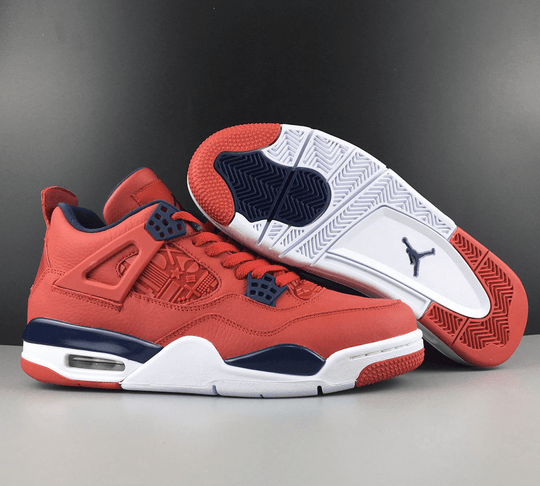 Air Jordan 4 Retro "FIBA" Gym Red/White CL1184 - 617 - Dune Goons