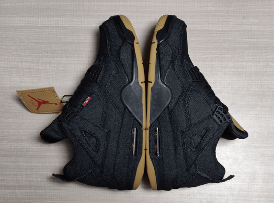 Air Jordan 4 Retro Levi's "Black Denim" AO2571 - 001 - Gum Sole - Dune Goons