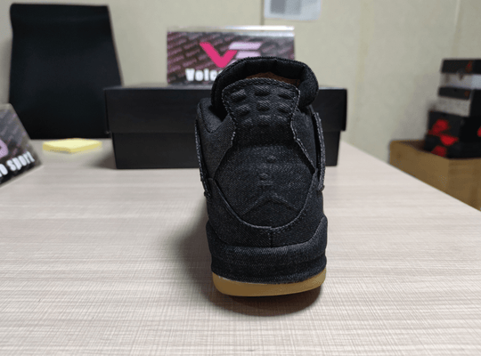 Air Jordan 4 Retro Levi's "Black Denim" AO2571 - 001 - Gum Sole - Dune Goons