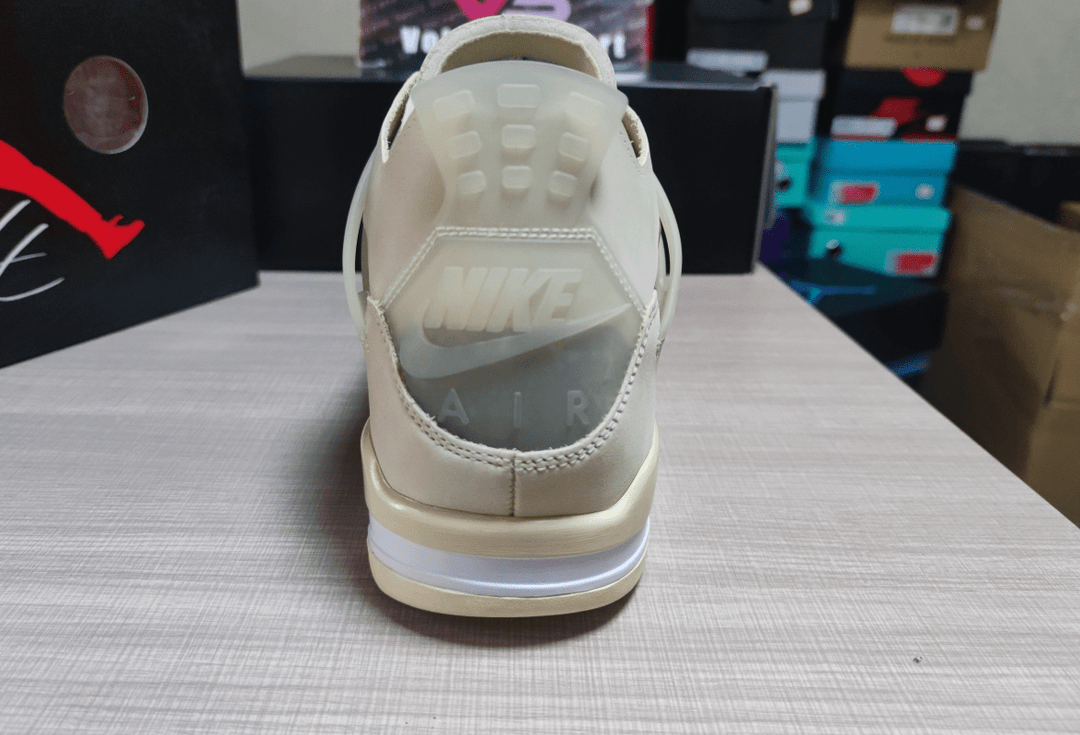 Air Jordan 4 Retro Off - White "Sail" CV9388 - 100 - Dune Goons