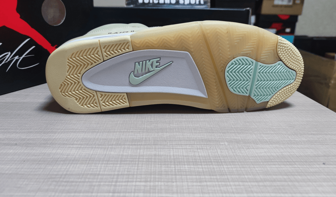 Air Jordan 4 Retro Off - White "Sail" CV9388 - 100 - Dune Goons
