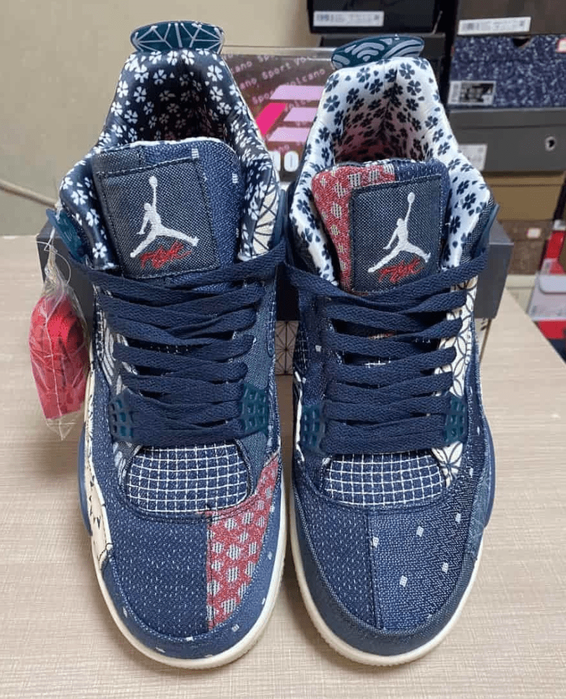 Air Jordan 4 Retro SE "Sashiko" Deep Ocean CW0898 - 400 – Japanese Craft Edition - Dune Goons