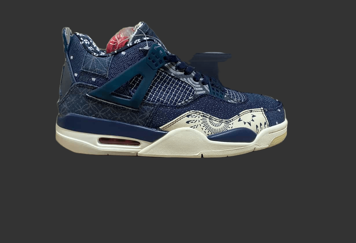 Air Jordan 4 Retro SE "Sashiko" Deep Ocean CW0898 - 400 – Japanese Craft Edition - Dune Goons