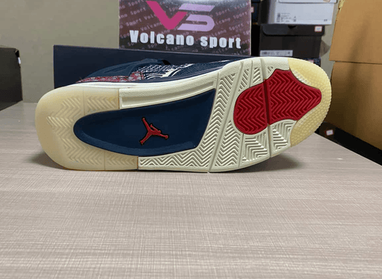 Air Jordan 4 Retro SE "Sashiko" Deep Ocean CW0898 - 400 – Japanese Craft Edition - Dune Goons