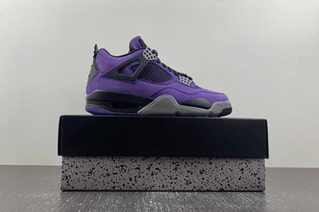 Air Jordan 4 Retro Travis Scott “Purple” 766296 - LN4 – Rare Heat. La Flame Style. - Dune Goons