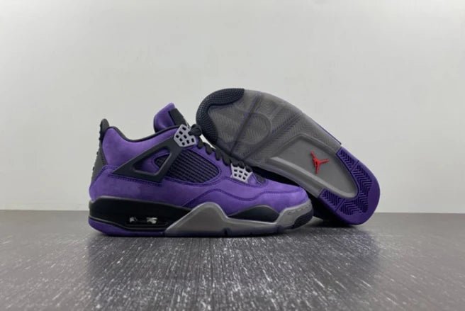Air Jordan 4 Retro Travis Scott “Purple” 766296 - LN4 – Rare Heat. La Flame Style. - Dune Goons