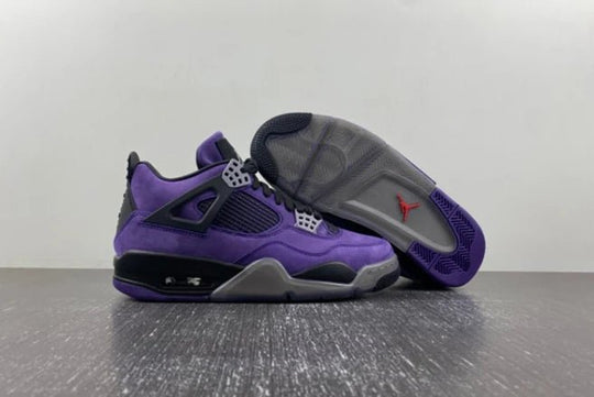 Air Jordan 4 Retro Travis Scott “Purple” 766296 - LN4 – Rare Heat. La Flame Style. - Dune Goons