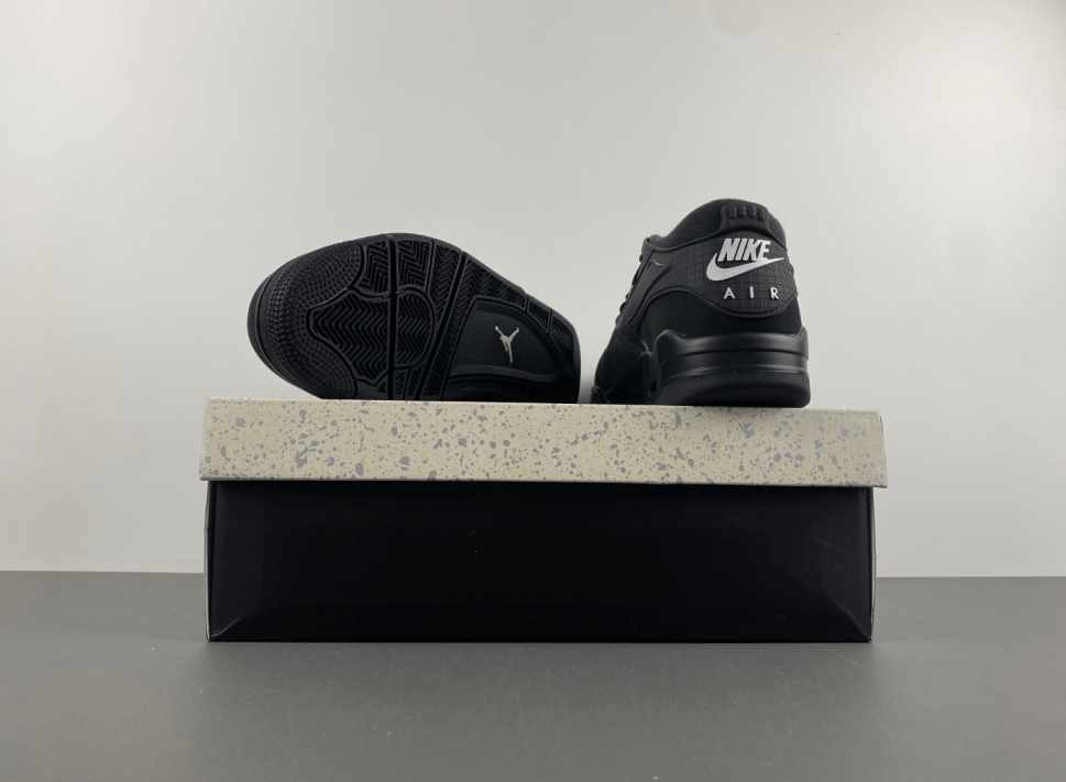 Air Jordan 4 RM "Black Cat" FQ7939 - 004 – Men's All - Black Stealth Drop - Dune Goons