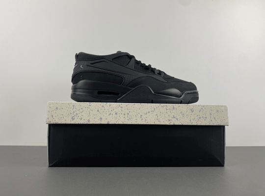 Air Jordan 4 RM "Black Cat" FQ7939 - 004 – Men's All - Black Stealth Drop - Dune Goons