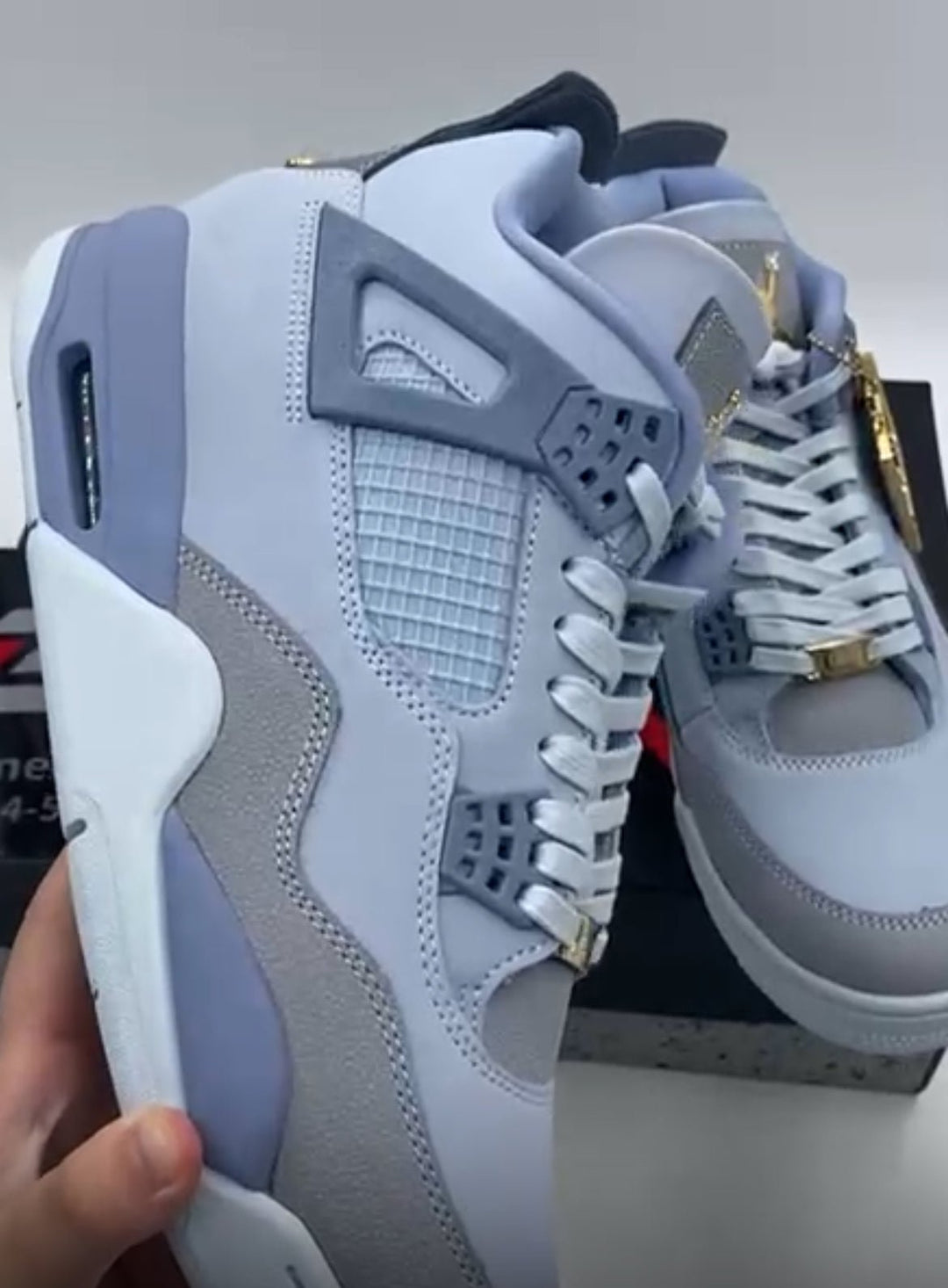 Air Jordan 4 UNC Tar Heels PE – Factory Sourced (Nike Supplier) - Dune Goons