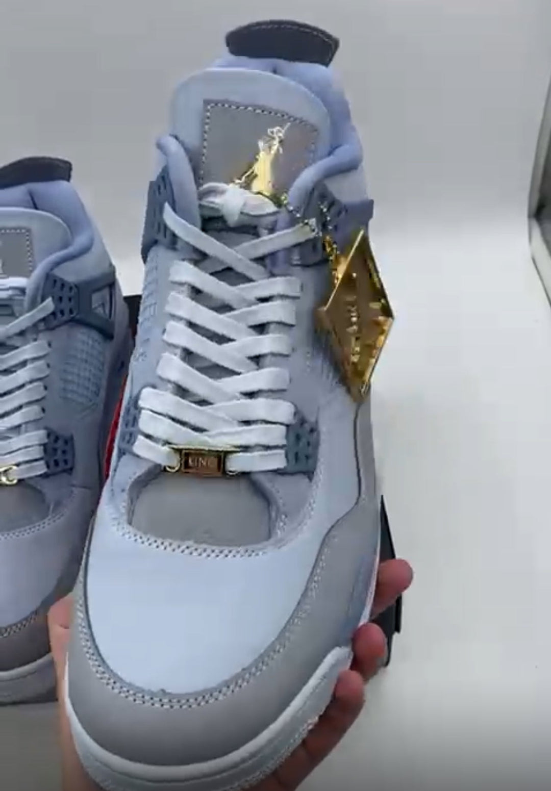 Air Jordan 4 UNC Tar Heels PE – Factory Sourced (Nike Supplier) - Dune Goons