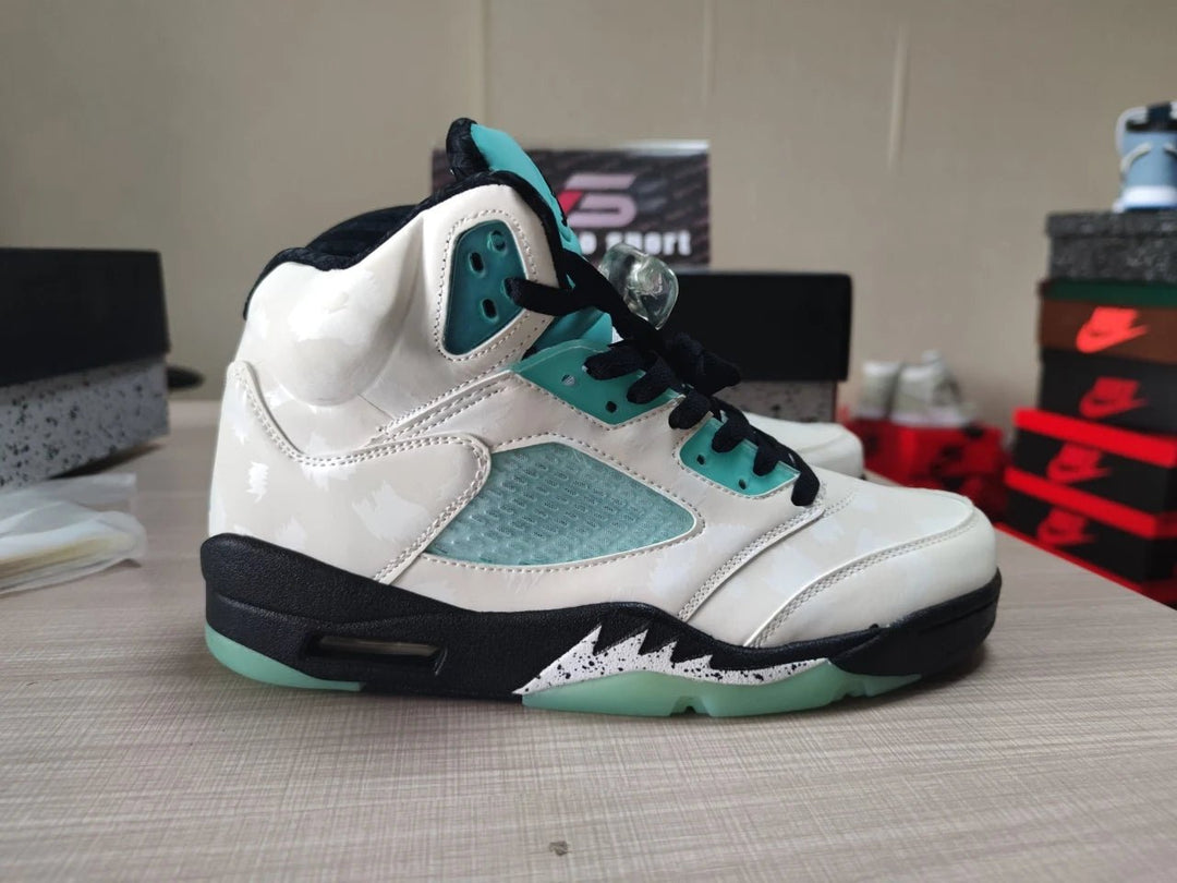 Air Jordan 5 Retro 'Island Green' – Custom Sizes 4 - 13 Men's (Ladies - 1.5) - Dune Goons