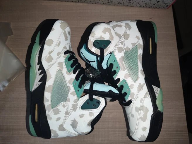 Air Jordan 5 Retro 'Island Green' – Custom Sizes 4 - 13 Men's (Ladies - 1.5) - Dune Goons
