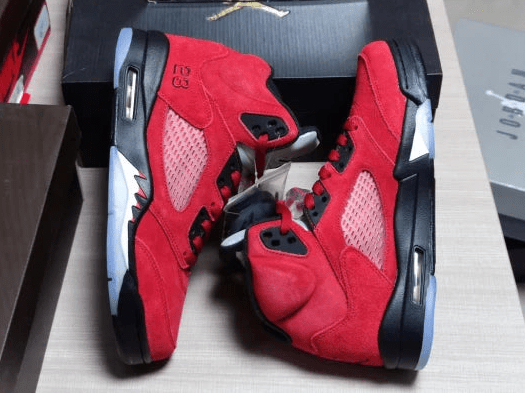 Air Jordan 5 Retro 'Raging Bull Red' – Custom Sizes 4 - 13 Men's (Ladies - 1.5) - Dune Goons