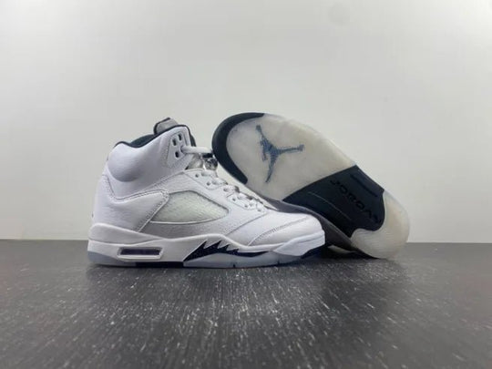 Air Jordan 5 Retro 'White Black' – Custom Sizes 4 - 13 Men's (Ladies - 1.5) - Dune Goons
