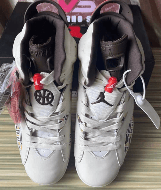 Air Jordan 6 Retro Quai 54 "Sail Brown" CZ4152 - 100 – Streetball Legacy - Dune Goons