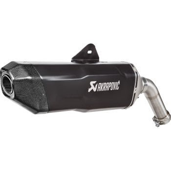 Akrapovic Black Slip - On Muffler – Titanium – BMW F800GS / F900GS Adventure - Dune Goons