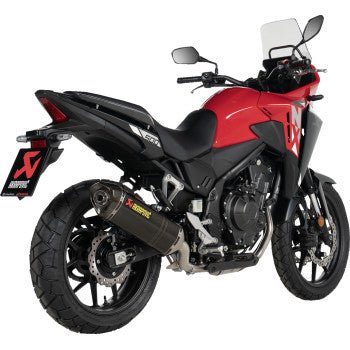 Akrapovic Carbon Fiber Slip - On Muffler – Honda NX500, CB500F, CBR500R - Dune Goons