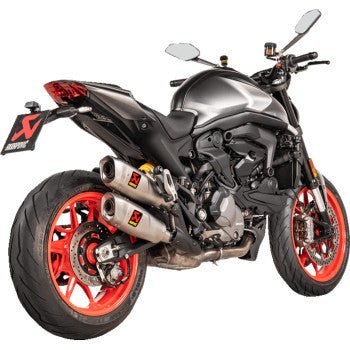 Akrapovic Titanium Muffler – Ducati Monster 2021–2024 - Dune Goons