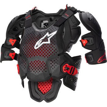 Alpinestars A - 10 v2 Full Roost Guard – Black/Red - Dune Goons