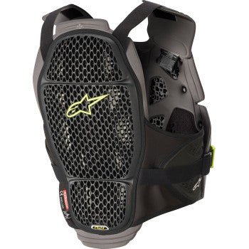 Alpinestars A - 4 Max Chest Guard – Black/Yellow – Adult Sizes - Dune Goons