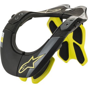 Alpinestars BNS Tech 2 Neck Support L/XL – Black/Yellow - Dune Goons