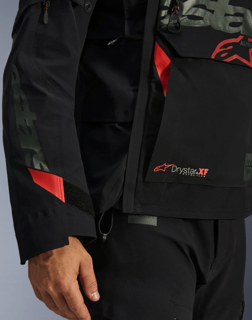 Alpinestars Halo Pro Drystar® XF Laminated Jacket – Black/Dark Shadow (S–4XL) - Dune Goons
