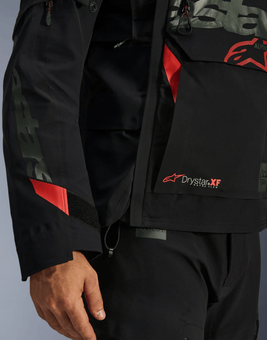 Alpinestars Halo Pro Drystar® XF Laminated Jacket – Black/Dark Shadow (S–4XL) - Dune Goons