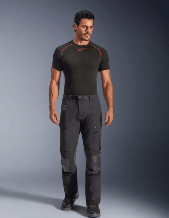 Alpinestars Halo Pro Drystar® XF Rain Pants – Black/Dark Shadow (S–4XL) - Dune Goons