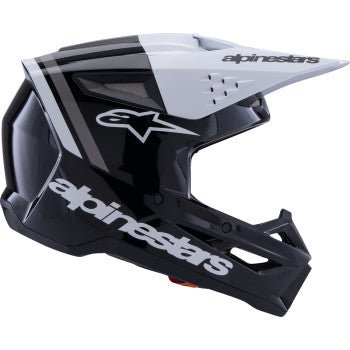 Alpinestars SM3 Radium Helmet – Black/White/Gray (S–2XL) - Dune Goons