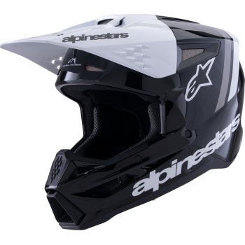 Alpinestars SM3 Radium Helmet – Black/White/Gray (S–2XL) - Dune Goons