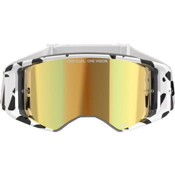 Alpinestars Supertech Goggles White/Gold Mirror | Corp ABS Vision - Dune Goons