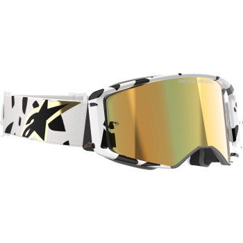 Alpinestars Supertech Goggles White/Gold Mirror | Corp ABS Vision - Dune Goons