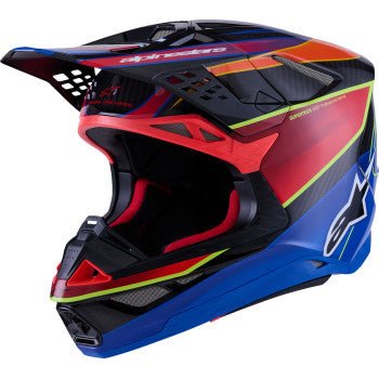 Alpinestars Supertech M10 Era MIPS Helmet – Blue/Red/Yellow Fluo XS–XXL - Dune Goons