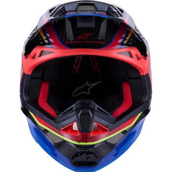 Alpinestars Supertech M10 Era MIPS Helmet – Blue/Red/Yellow Fluo XS–XXL - Dune Goons