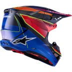 Alpinestars Supertech M10 Era MIPS Helmet – Blue/Red/Yellow Fluo XS–XXL - Dune Goons