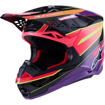 Alpinestars Supertech M10 Era MIPS Helmet – Pink/Violet/Yellow Fluo XS–XXL - Dune Goons