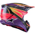 Alpinestars Supertech M10 Era MIPS Helmet – Pink/Violet/Yellow Fluo XS–XXL - Dune Goons