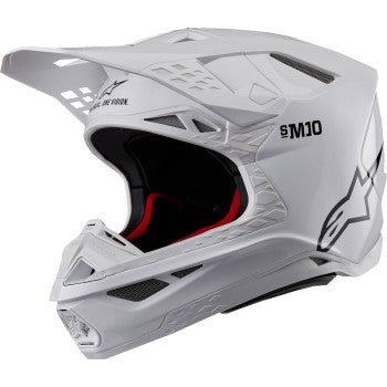 Alpinestars Supertech M10 MIPS Helmet – Gloss White (DOT/ECE) - Dune Goons
