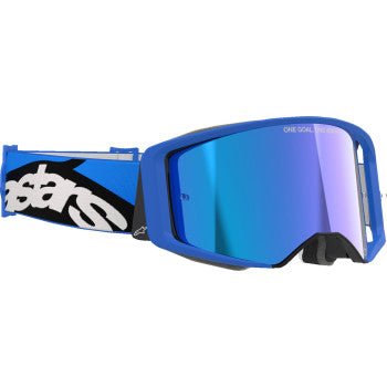 Alpinestars Supertech Stream Goggles Blue Mirror | ABS Vision - Dune Goons