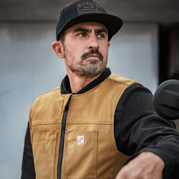 Alpinestars Tech - Air® 3 v2 Canvas Airbag Vest – Tan (XS–2XL) - Dune Goons