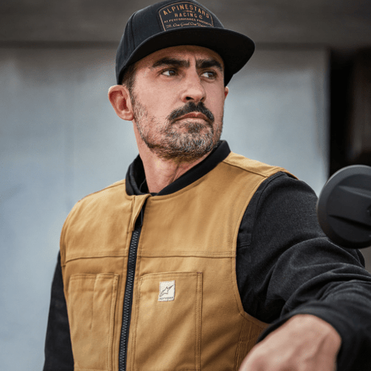 Alpinestars Tech - Air® 3 v2 Canvas Airbag Vest – Tan (XS–2XL) - Dune Goons