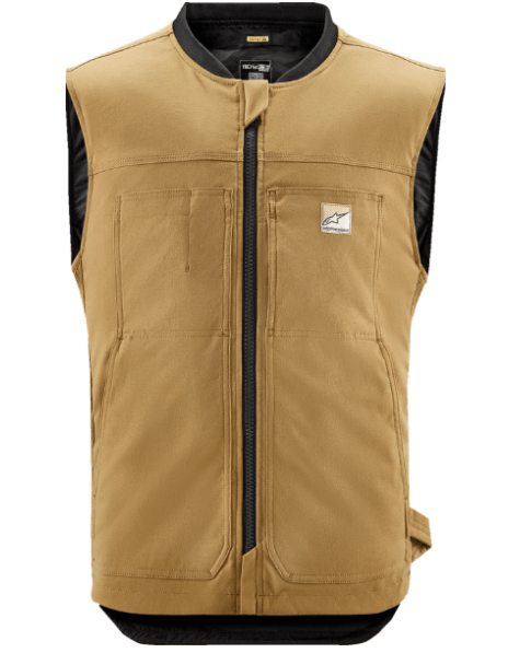Alpinestars Tech - Air® 3 v2 Canvas Airbag Vest – Tan (XS–2XL) - Dune Goons