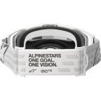 Alpinestars Vision 8 Corp Goggles White Silver Mirror Lens - Dune Goons