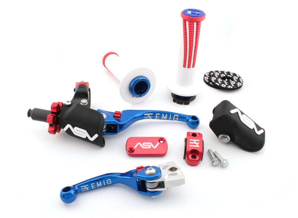 ASV EMIG F4 PRO PACK+ Levers for Yamaha YZ125 YZ250 YZ450 (2008–2025) | ODI Grips & Clamps - Dune Goons
