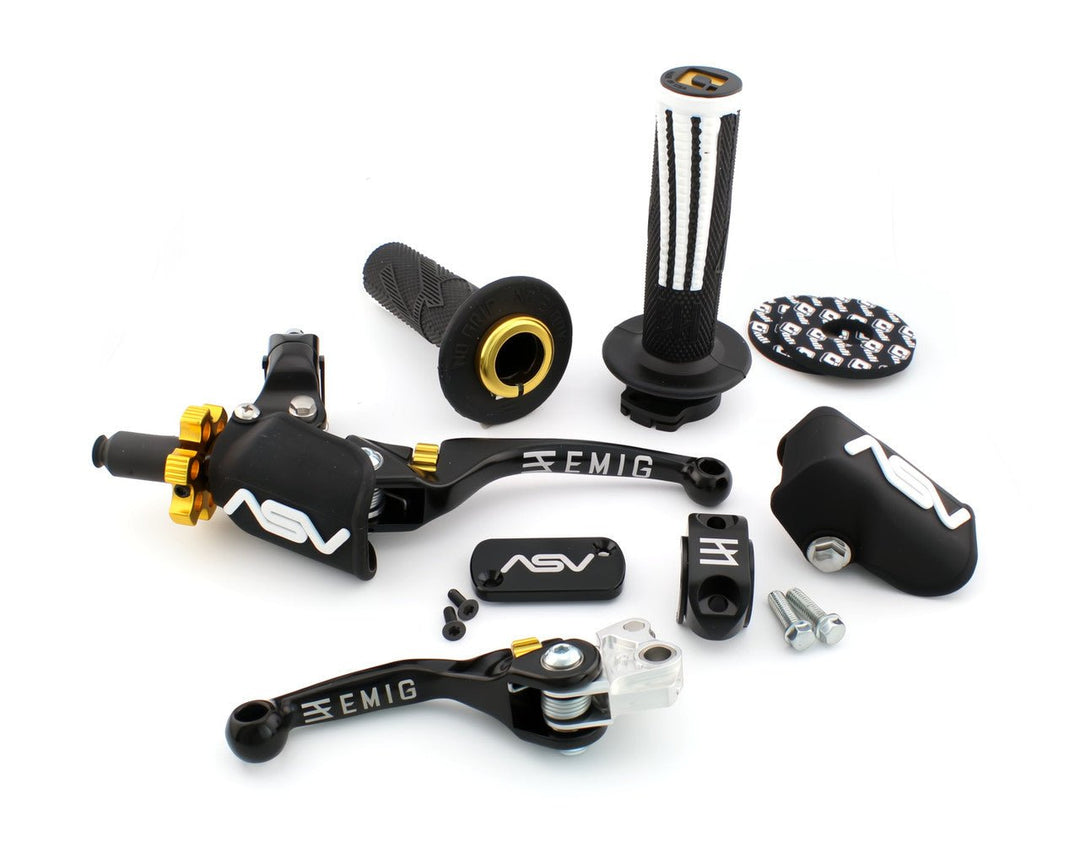 ASV EMIG F4 PRO PACK+ Levers for Yamaha YZ125 YZ250 YZ450 (2008–2025) | ODI Grips & Clamps - Dune Goons