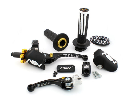 ASV EMIG F4 PRO PACK+ Levers for Yamaha YZ125 YZ250 YZ450 (2008–2025) | ODI Grips & Clamps - Dune Goons