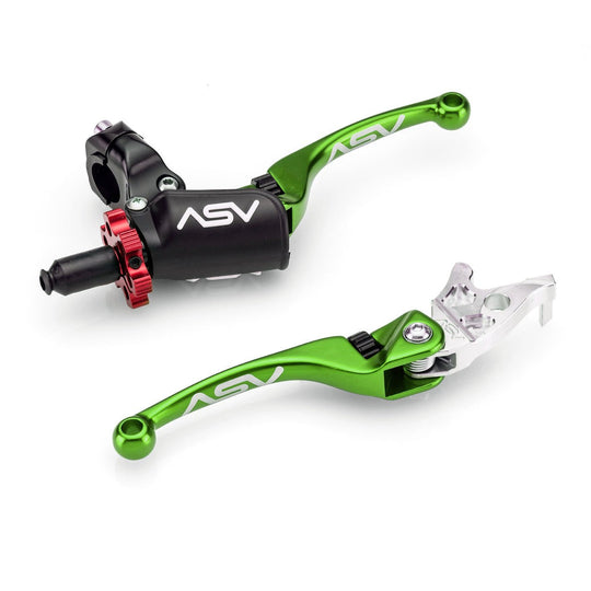 ASV F4 PRO ATV Lever Pair w/ Pro Perch for Yamaha | Brake + Clutch Kit BCF4A106YPX - Dune Goons